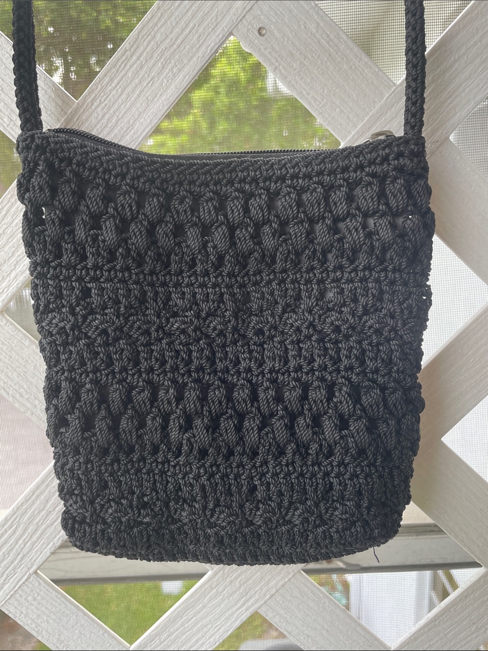 The Sak Vintage Black Crochet Crossbody - Picture 4 of 10